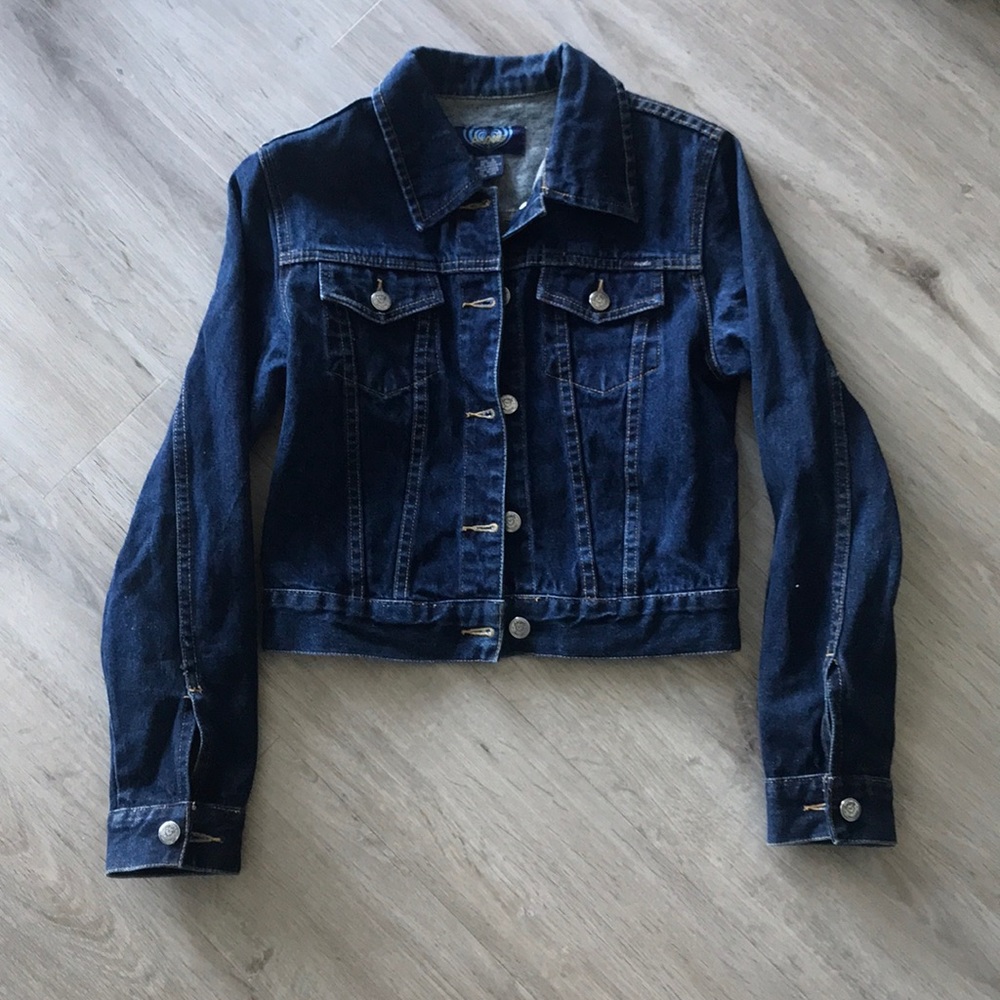 Angels Dark Denim Jacket in size S